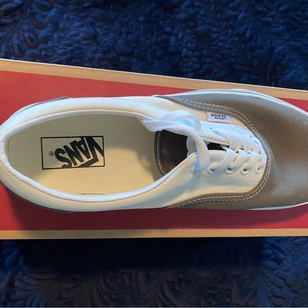Vans Men's Boat Shoes - Tan and White - Picture 4 of 4